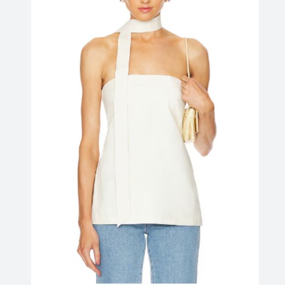 Revolve LPA Halter Neck Top in Ivory NWT - Picture 1 of 7